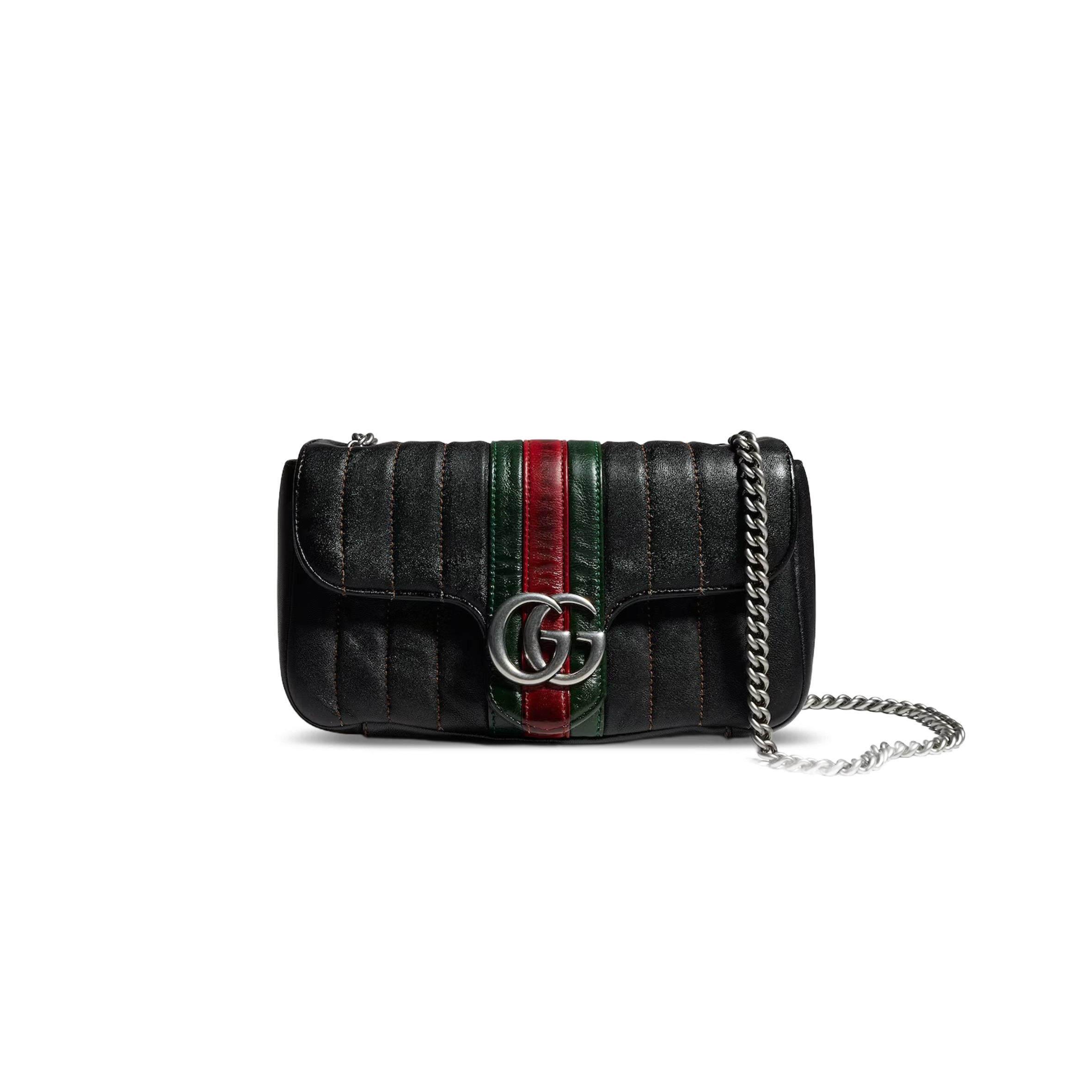 GUCCI JETSET GG MARMONT SMALL SHOULDER BAG A006X1 (20.5*11.5*6cm)
